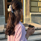 Glossy Taşlı Asetat Toka