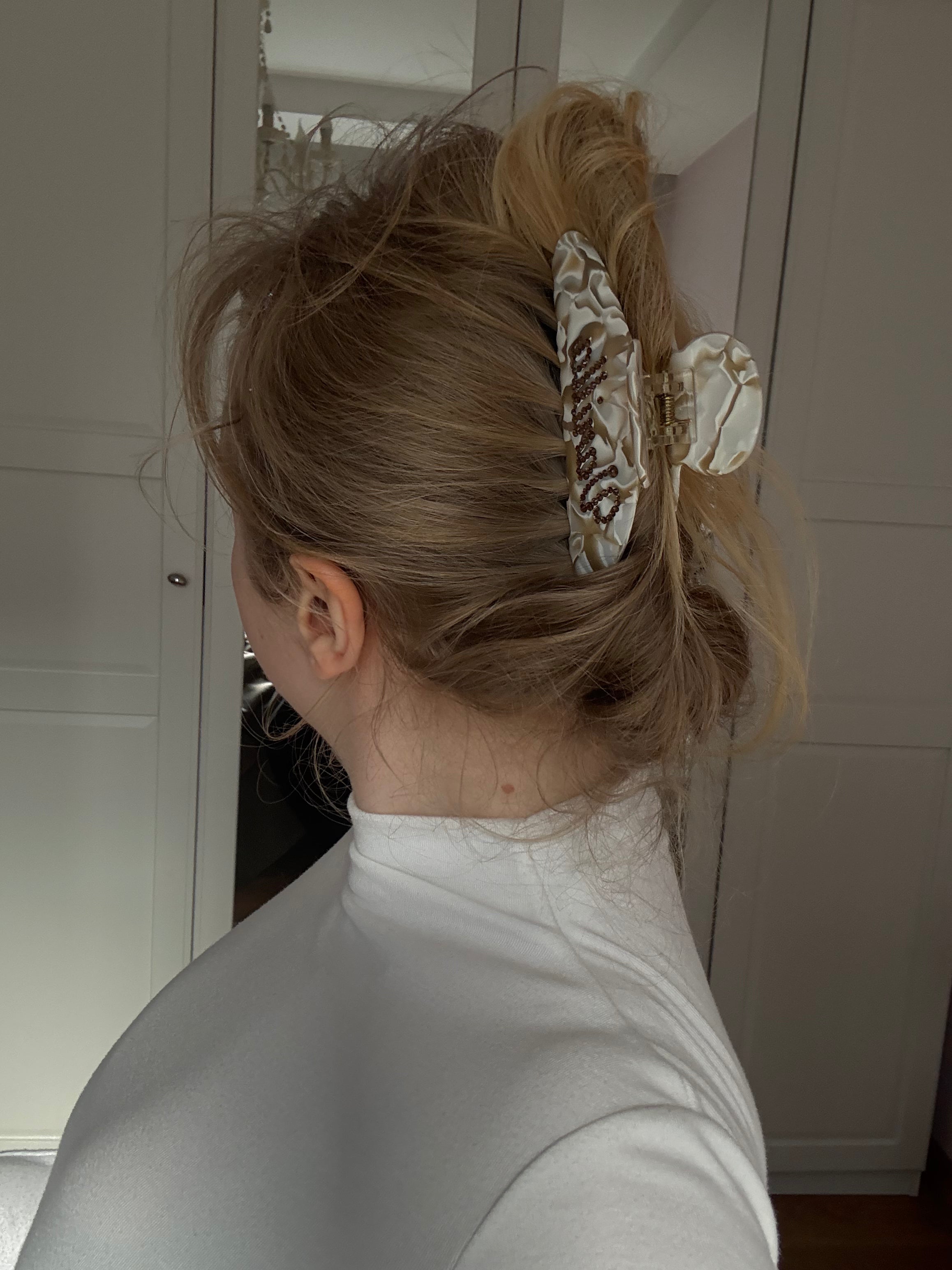 Krem Kahve Asetat Toka