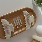 Pembe Taşlı Pens Toka