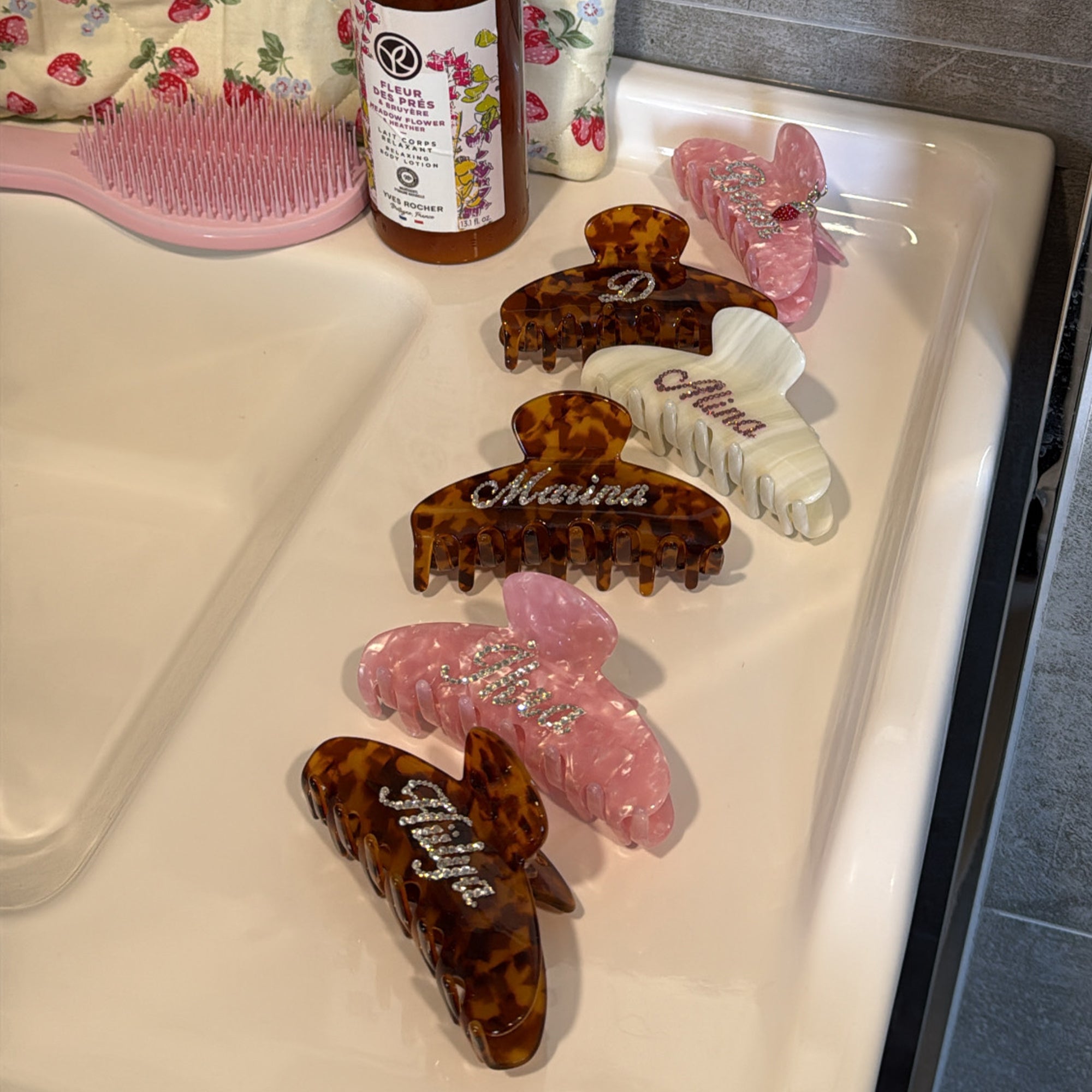 Kişiselleştirilmiş Asetat Saç Tokası